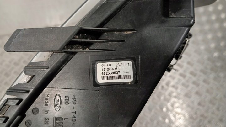 ПОВОРОТНИК ПРОТИВОТУМАННАЯ ФАРА OPEL ASTRA J IV 09-15 13264641 ОРИГИНАЛ ЛЕВЫЙ ТЕМНЫЙ ЦЕЛЫЙ, фото 10
