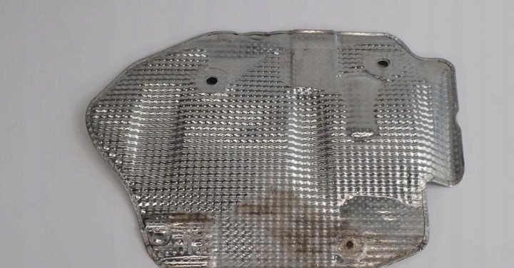 ТЕПЛОЗАЩИТНЫЙ ЭКРАН ВЫХЛОПА 7L0825616 AUDI Q7 4L, фото 2