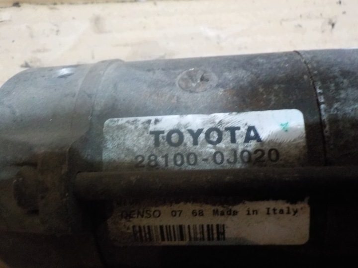 Toyota Yaris 1.3 стартер 28100-0J020, фото 4