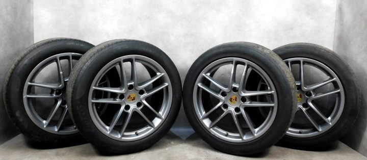 КОЛЕСА ДИСКИ ШИНЫ PORSCHE PANAMERA РЕСТАЙЛИНГ 97036216008 9X19ET60 ТЕМНЫЕ, фото 2