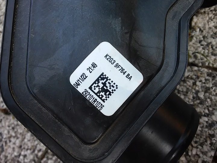 Патрубок турбины резонатор трубка 22 г. Ford Edge mk2 2.7 ST 19 рестайлинг США, фото 4