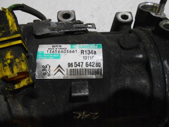 CITROEN C4 C5 КОМПРЕССОР КОНДИЦИОНЕРА 9654764280, фото 10