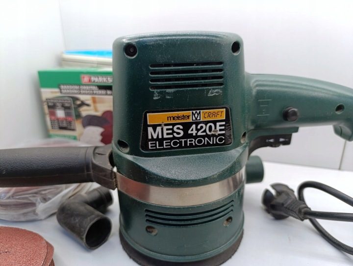 Полировальная машинка эксцентриковая meister Craft mes 420e, фото 5