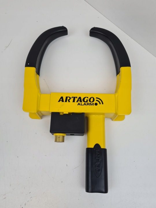 Artago Secure ART872 блокиратор колеса с alarmem 120 dB сталь желтая, фото 6