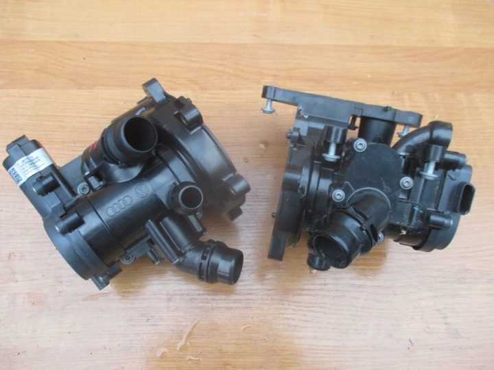 VW Audi 1.8 2.0 TFSI патрубок охлаждения корпус Terostatu помпа 06L121111H, фото 2