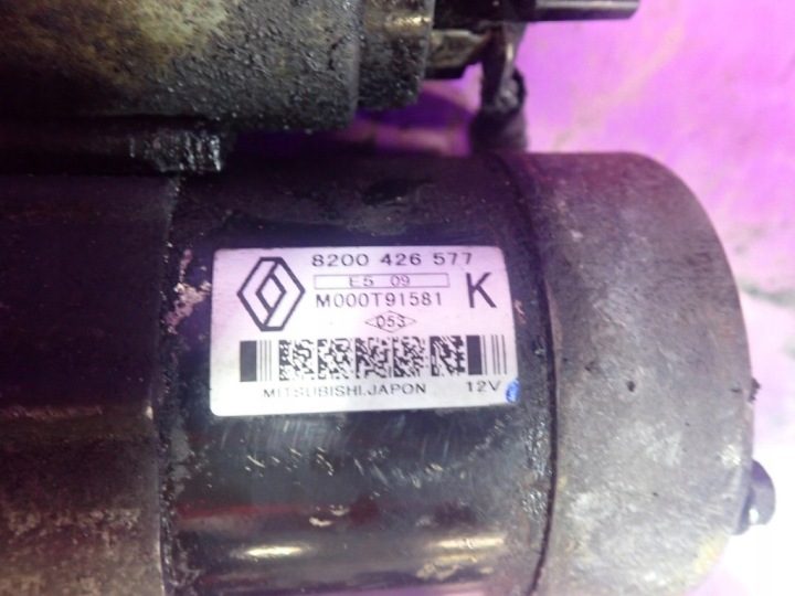 Renault Megane II 02-06 1.5 DCI 80 л.с. стартер 8200426577 12 зубьев, фото 6