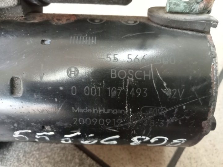 Opel Corsa D 1.2 16V СТАРТЕР 0001107493 Bosch 55566800, фото 3