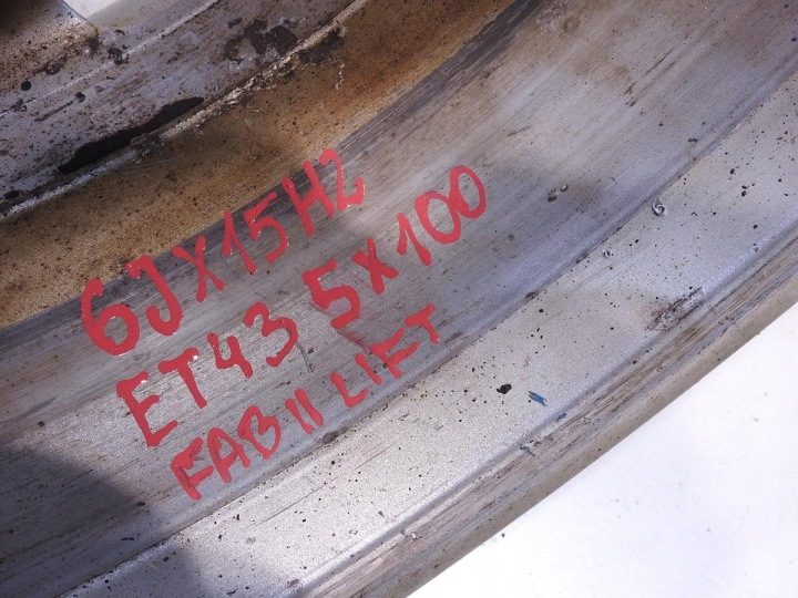 4× Литой диск Skoda OE 6.0" x 15" 5x100, фото 2
