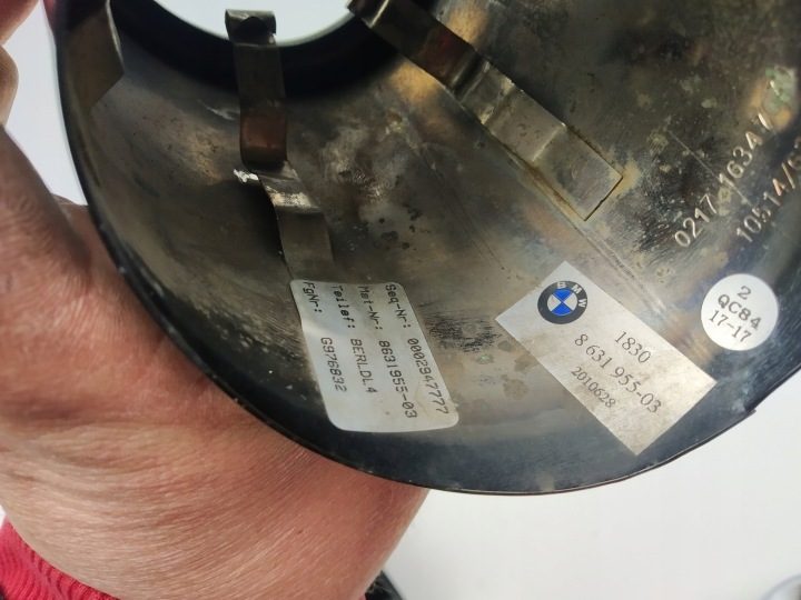 BMW Серии 5 G30 G31 насадка глушителя 8631955-03 okrągła черная Оригинал, фото 5