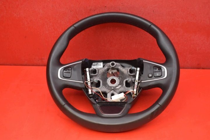 РУЛЬ КОЖАНЫЙ МУЛЬТИФУНКЦИОНАЛЬНЫЙ 484005241R RENAULT CLIO 4 IV РЕСТАЙЛИНГ 16-19, фото 1