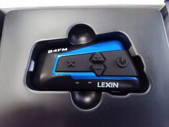ИНТЕРКОМ МОТОЦИКЛЕТНЫЙ МАГНИТОЛА МИКРОФОН BLUETOOTH LEXIN B4FM DALEKI ZASIĘG PRO, фото 2