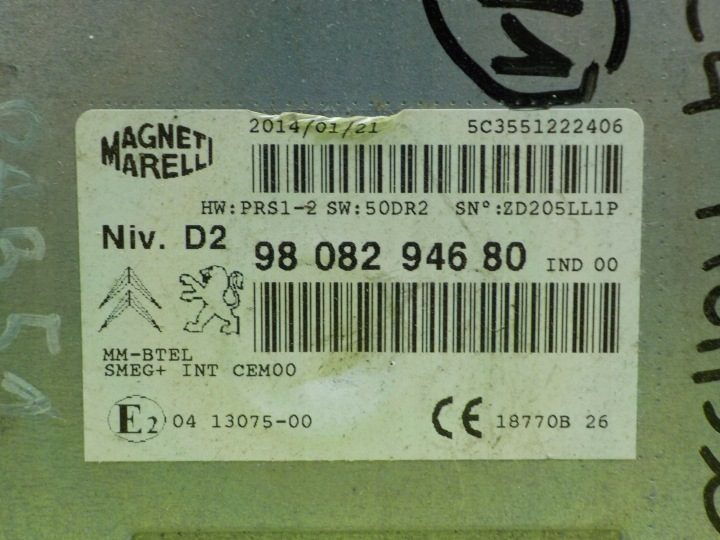 C4 Grand Picasso II 1.6 E-HDI 14 г. 5D магнитола 9808294680, фото 6