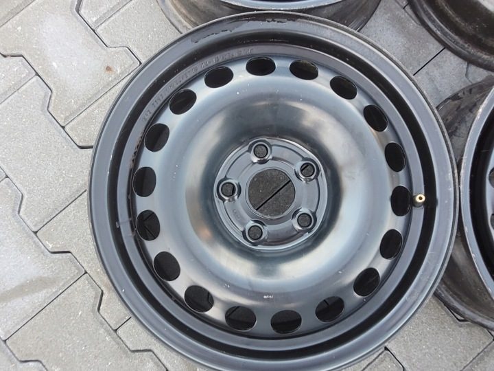 4× Штампованный диск Chevrolet OE Диска Стальной 15 CHEVROLET AVEO 5X105 6JX15 ET 39 6.0" x 15" 5x105 ET 39, фото 2