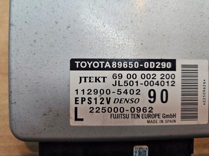 TOYOTA YARIS III БЛОК УПРАВЛЕНИЯ ЭУР, фото 2