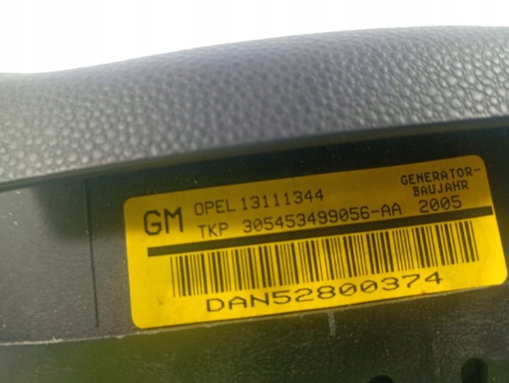 Opel Astra H РЕСТАЙЛИНГ 04-09 ПОДУШКА БЕЗОПАСНОСТИ AIRBAG РУЛЯ OE 13111344, фото 5