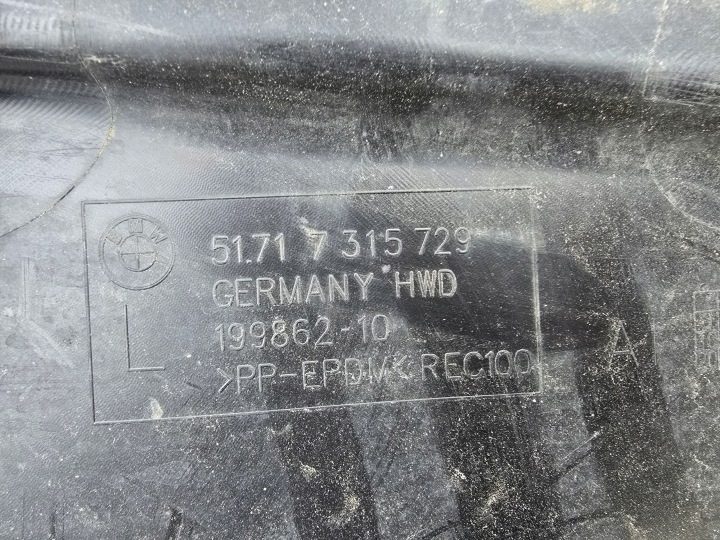 ПОДКРЫЛОК ЗАЩИТА ЛЕВАЯ ПЕРЕДНЯЯ BMW 4 G22 7315729 7447161 ОРИГИНАЛ, фото 3