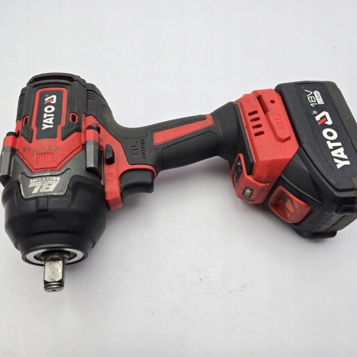 Yato ударный гайковерт аккумуляторный бесщеточный 1/2'' 18V 4Ah 1200 Н·м, фото 4