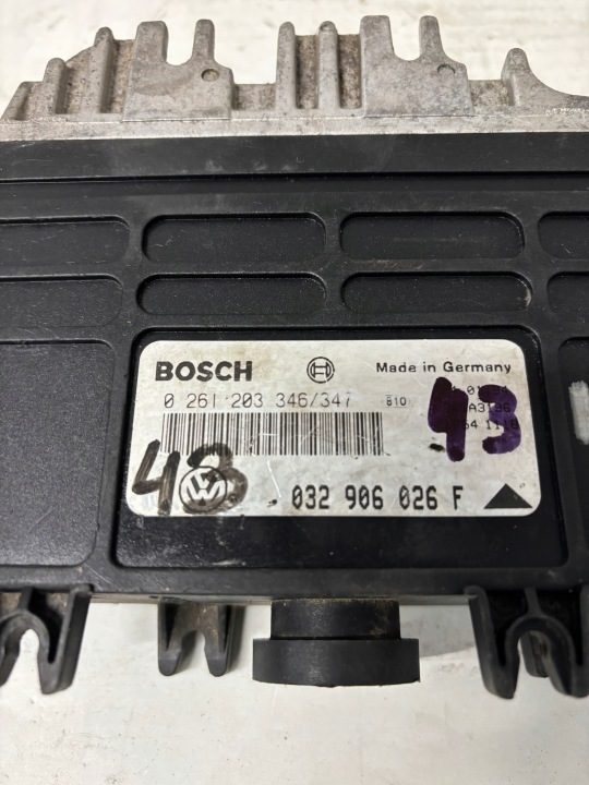 VW Seat 1.6 БЕНЗИН - Блок управления двигателем - 032906026F - 0261203346/347, фото 2