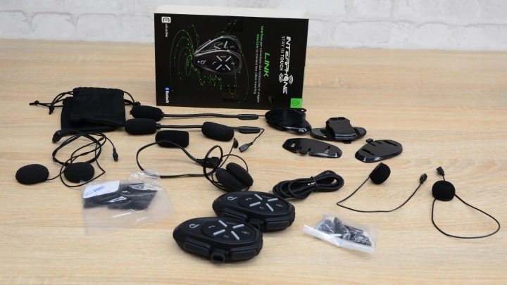 Interkomy мотоциклетный Cellularline Interphone Link 300 м черный, фото 2
