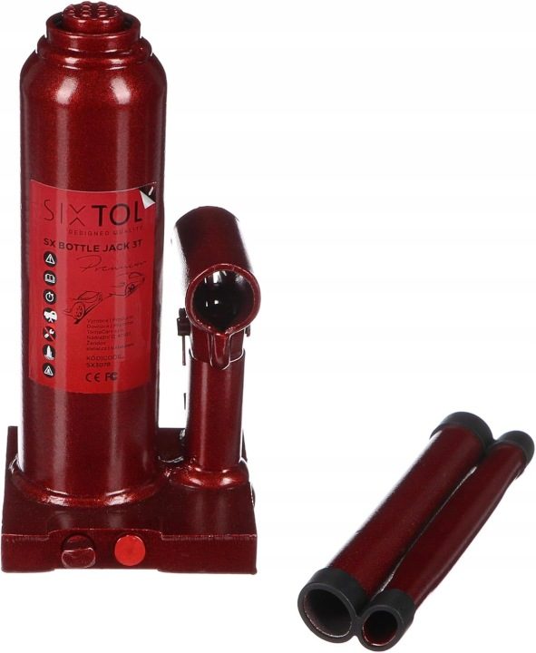Sixtol SX Bottle Jack Premium 3T гидравлический, фото 2