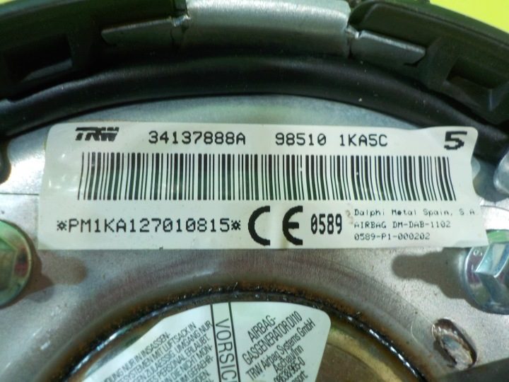 NISSAN JUKE F15 I 1.5 DCI 12 г. 5D Подушка безопасности водителя 985101KA5C, фото 6