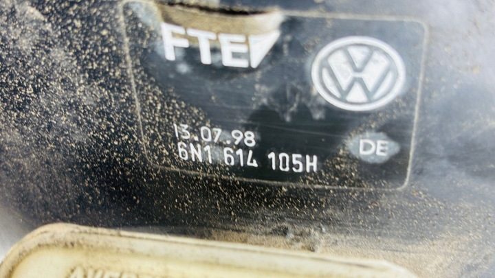 Вакуумный усилитель Volkswagen Polo 6N2 1.4 8V 6N1614105H 00 г., фото 4