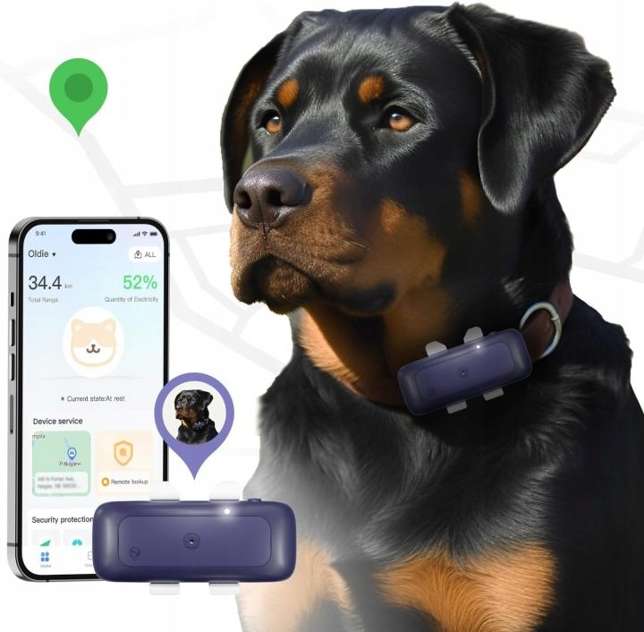 SEEWORLD трекер GPS tracker система różowy для PSA kota, фото 3