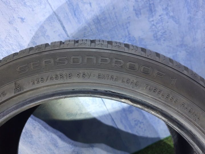 Шина всесезонная Nokian Tyres Seasonproof 1 225/45R18 95 В сцепление на снегу (3PMSF), защита диска, усилитель (XL), фото 10