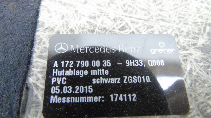 ПОЛКА ЗАДНЯЯ БАГАЖНИКА MERCEDES SLK R172 A1727900035, фото 5