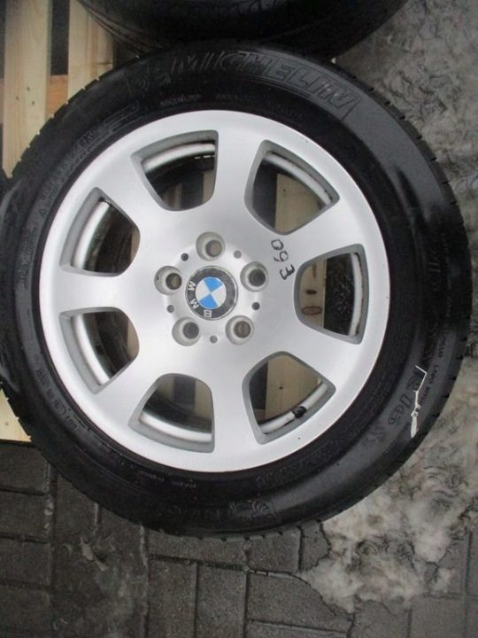 Колеса литые диски шины 215/55/R16 BMW E60 E61, фото 6