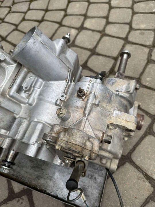 Двигатель вал ГБЦ коробка цилиндр Yamaha YFM 700 Grizzly 2007 год, фото 4