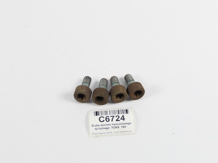 Болт TORX T60 комплект 4 штук скобы суппорта тормозного задний правый левый Renault Scenic Megane III 3, фото 1