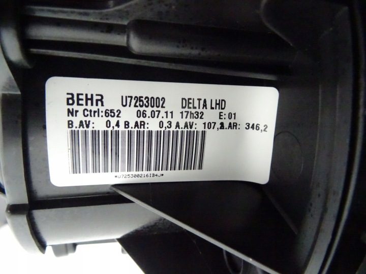 OPEL ASTRA J IV ТУРБО ОТОПИТЕЛЬ ВЕНТИЛЯТОР EU, фото 9