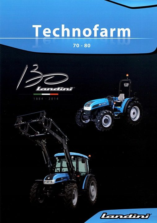 ПРОСПЕКТ LANDINI TECHNOFARM. ТРАКТОРЫ СЕЛЬСКОХОЗЯЙСТВЕННЫЕ, фото 1