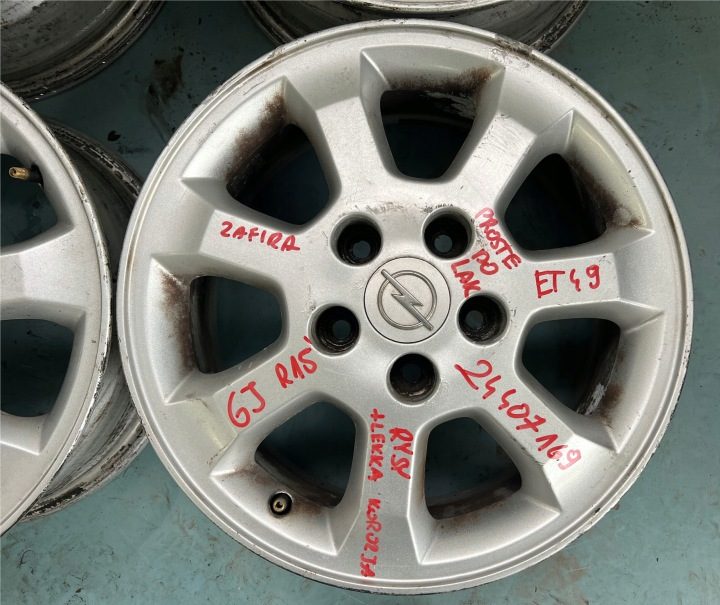 4× Литой диск Opel OE 6.0" x 15" 5x110 ET 49, фото 5