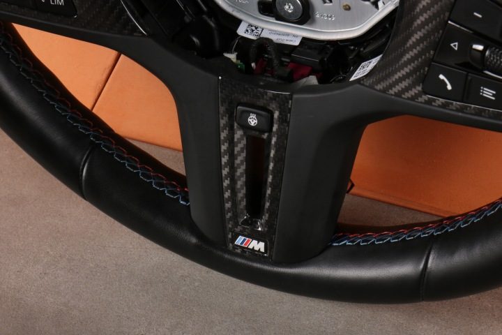 BMW M2 G87 M3 G80 G81 M4 G82 G83 РУЛЬ M-POWER С ПОДОГРЕВОМ ЛЕПЕСТКА АССИСТЕНТ, фото 8
