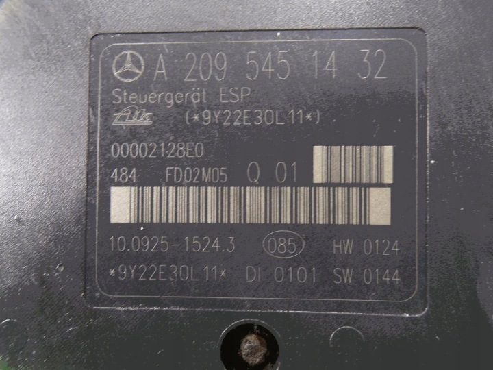 MERCEDES W203 209 CLK НАСОС ABS A2095451432 A0044315412, фото 2