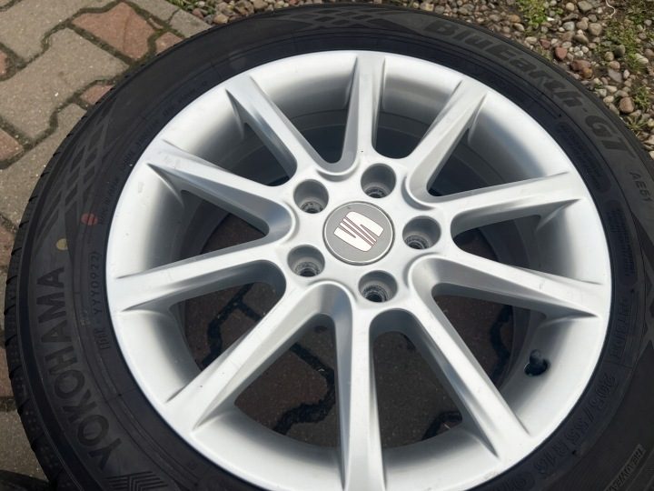 Колеса диски алюминиевые Seat Leon 16'' 5X112 шины лето Hankook 205/55R16 205/55/16, фото 6