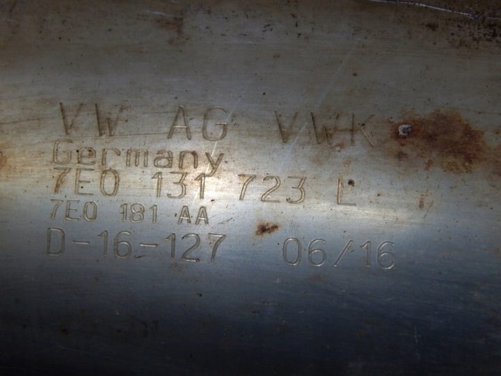 VW T5 РЕСТАЙЛИНГ катализатор фильтр DPF 2.0 BiTDI 7E0131723L, фото 5