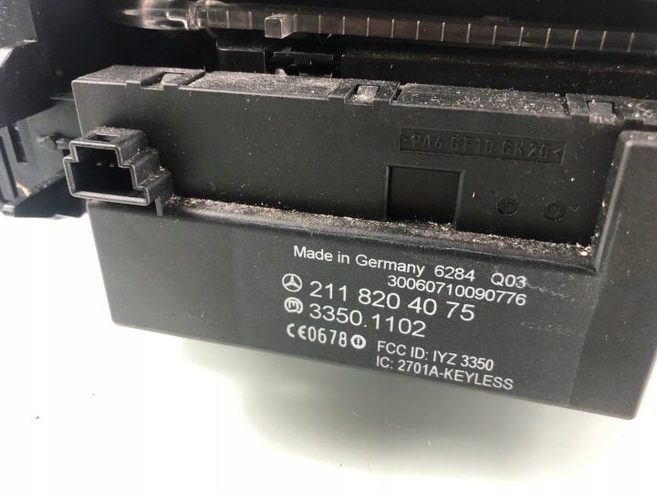 Пепельница модуль Keylessgo Mercedes CLS W219, фото 4