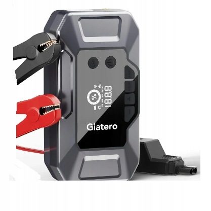 GIATERO Повербанк Пусковой 4000A Компрессор 150 PSI LCD USB QC3.0 LED, фото 1