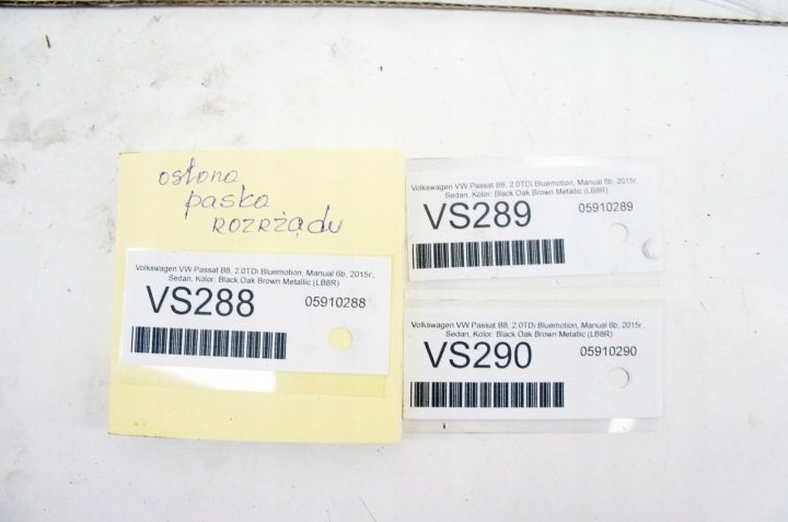 VS288+ VW Passat B8 2.0 TDI Крышка ГРМ 04L109147D 04L109145A, фото 13