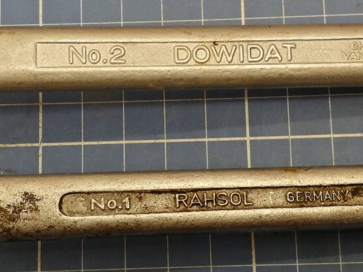 Комплект ключей накидных Rahsol Dowidat Gedore 28x25, 26x24, 19x17, 1/2x9/16, фото 7