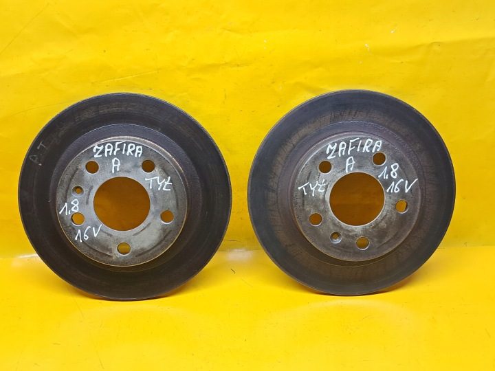 ТОРМОЗНОЙ ДИСК ЗАДНИЙ ПРАВЫЙ ЛЕВЫЙ OPEL ZAFIRA A 1,8B 16V 99-05r ., фото 4