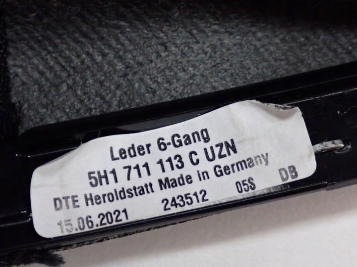 РУЧКА ЧЕХОЛ РЫЧАГА КПП КОМПЛЕКТ ОРИГИНАЛ 5H1711113C VW GOLF 8 VIII 21 г., фото 8