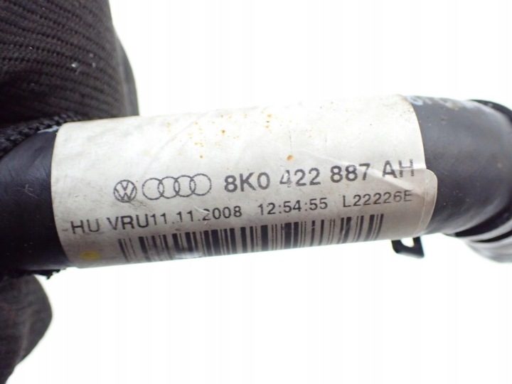 ШЛАНГ ТРУБКА ГИДРОУСИЛИТЕЛЯ ЕВРОПА AUDI A4 B8 A5 8T 2.0 TFSI CDN 08 г., фото 3