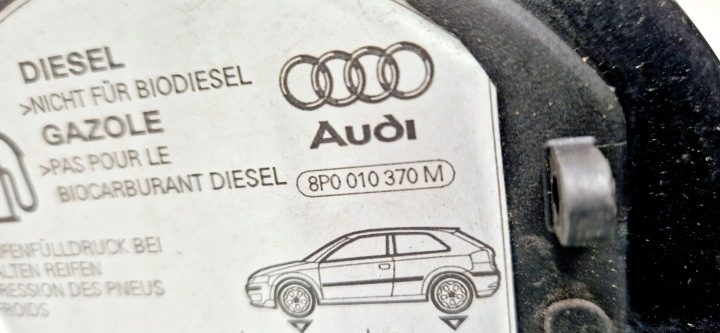 Audi OE 8P0809999B лючок горловины бензобака, фото 5