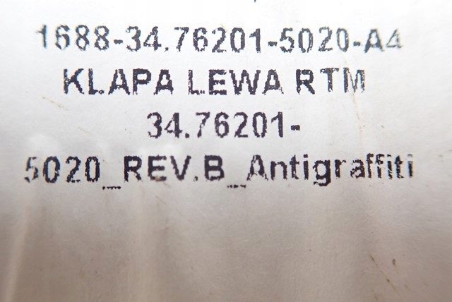 КОРПУС КРЫШКА ЗАЩИТА КРЫШИ ЛЕВАЯ MAN TGX, фото 3