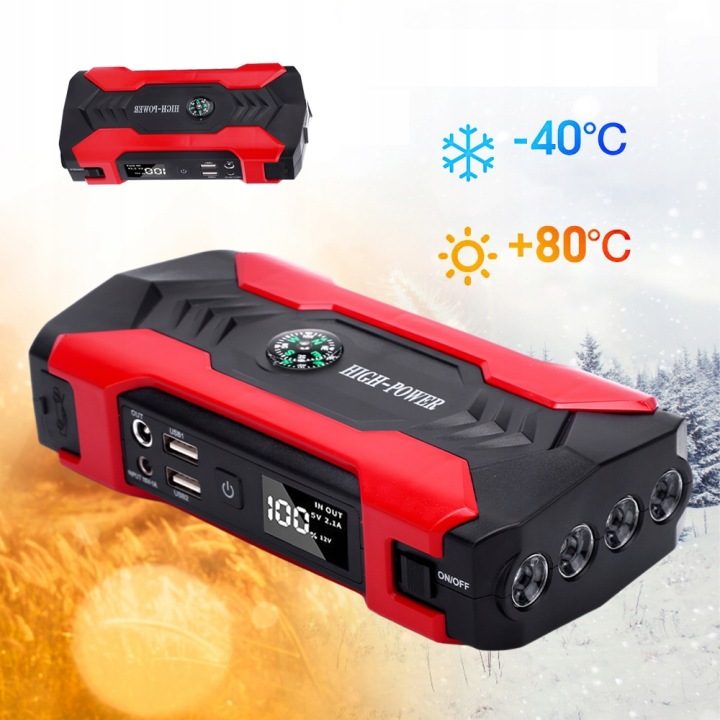 Комплект urządzenia rozruchowego Utrai Jstar Mini 12 В 1000 А черный, фото 5