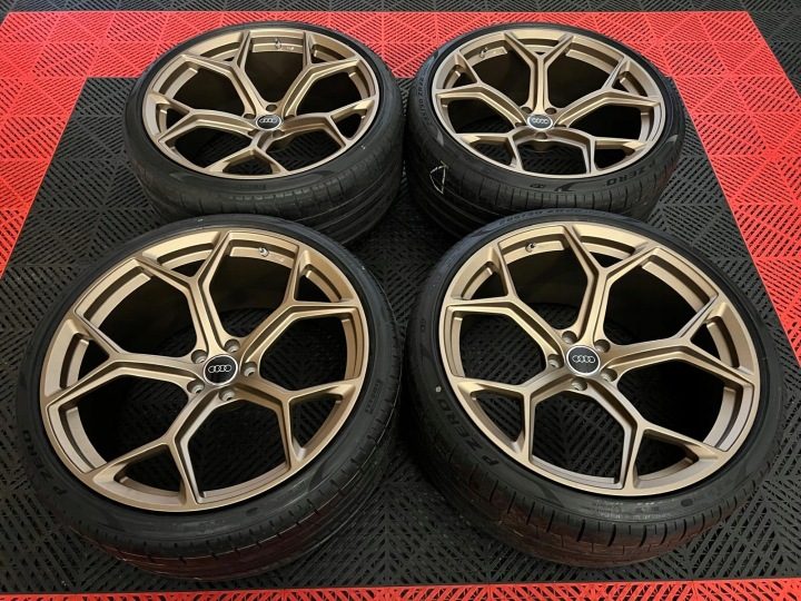 Диски колеса Audi RS6 RS7 C8 22 дюйма лето Audi Sport кованое Performence, фото 4